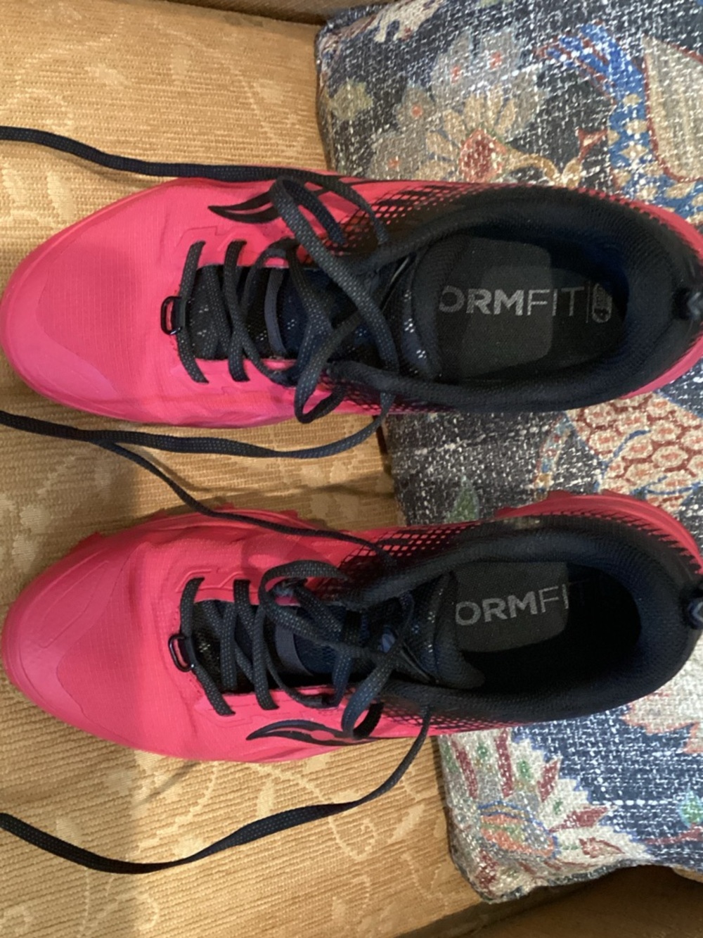 Saucony Bright Pink and Black Women's Athletic Shoes